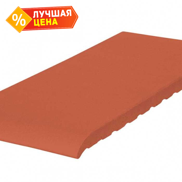 Клинкерный подоконник KING KLINKER 01 Ruby red, 245*120*15 мм