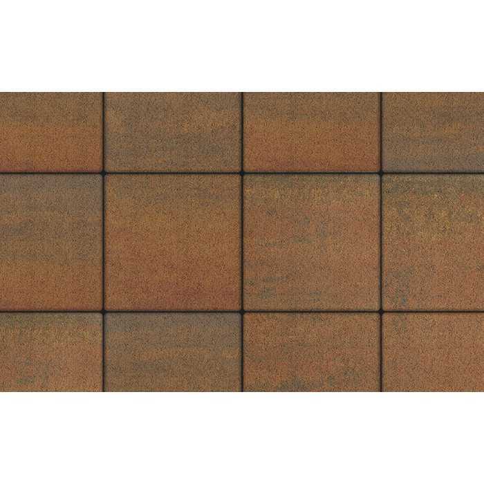 Плитка тротуарная Квадрум Б.6.К.6 Листопад гранит Арабская ночь 400x400x60 мм